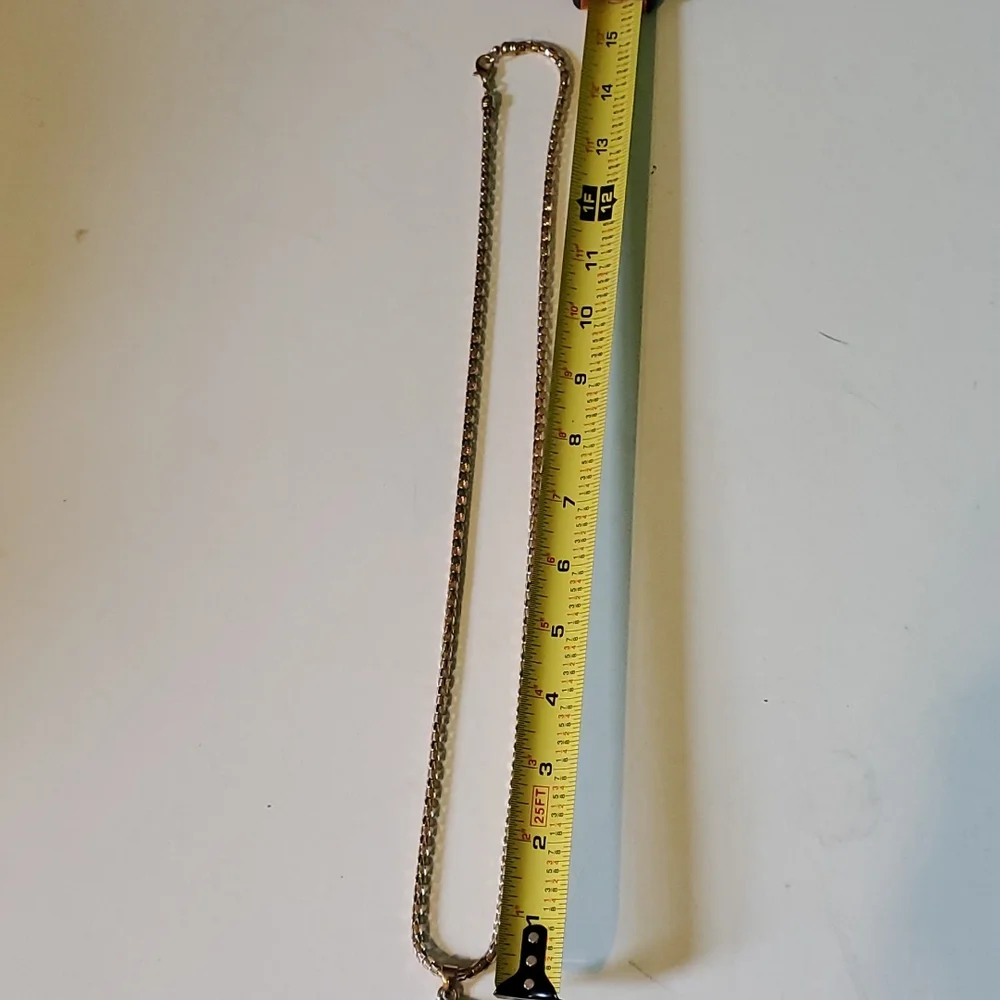 Fashion gold tone rope chain with 2